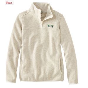 L.L. Bean Sweater Fleece Pullover
